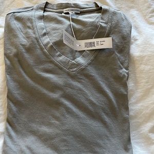James Perse Made in USA V neck T shirt NWT